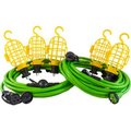 Conntek Conntek 50ft Multi-Functional Extension cords/Locking String Light kit, w/ 5 Light Cages PNG314-50G5